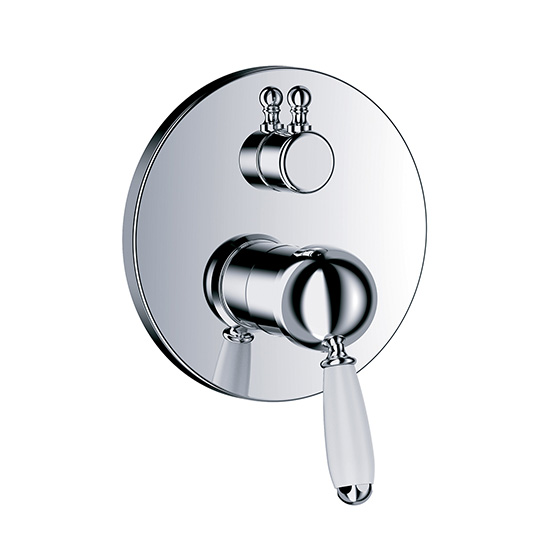 Concealed single lever wall tub and shower mixer ½”,assembly set with